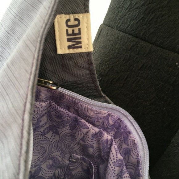 MEC Ella Tote Bag Purple & Grey Cross Body Water B - Picture 5 of 7
